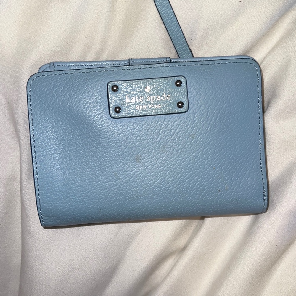 Baby blue Kate Spade wallet